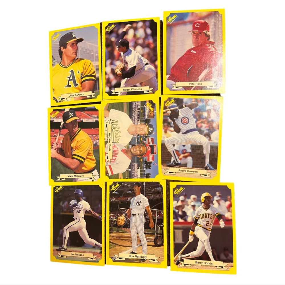 Vintage baseball card bundle 9 cards